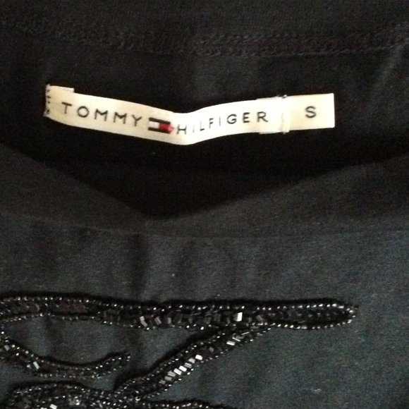 Tommy Hilfiger Y2K Beaded TH logo, 3/4 sleeve top (Sz. S) - Picture 5 of 15